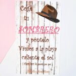 Cartel "Coge tu sombrero"