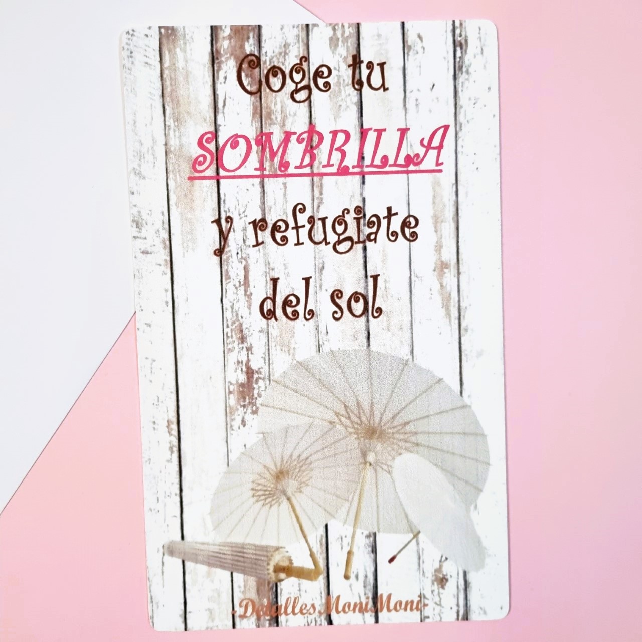 6 Cartel "Coge tu sombrilla" - Imagen 1