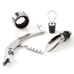 Botella accesorios de vino detalle boda hombres - Imagen 4