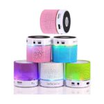Mini altavoces bluetooth con luz led