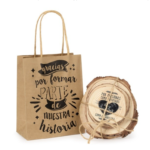 Posavasos tronco con frases (pack 4) - Imagen 2