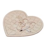 Firma corazon madera puzzle