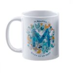 Taza inicial bebé azul | detallesmonimoni - Imagen 2