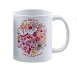 Taza inicial bebé rosa | detallesmonimoni - Imagen 3