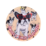 Espejo doble Perro con gafas