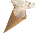 Cono yute 20cm. con cinta para colgar