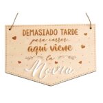 Cartel Aquí viene la novia