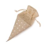 Cono bolsa o saquito con corazones