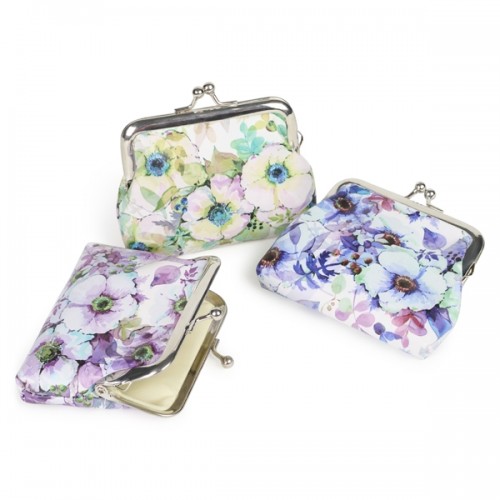 monedero floral