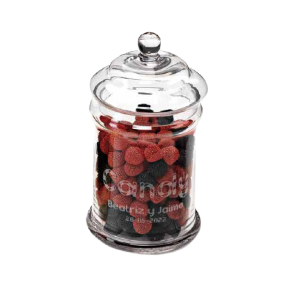 Frasco vitange para chuches cristal