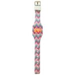 Reloj led silicona rosa