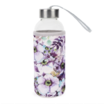 Bidón de cristal con funda floral - Imagen 4
