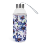 Bidón de cristal con funda floral - Imagen 2