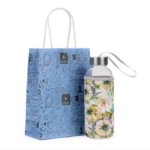 Bidón de cristal con funda floral - Imagen 7