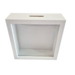 Hucha cuadrada blanca para PERSONALIZAR - Imagen 3