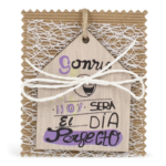 Llavero casa de madera