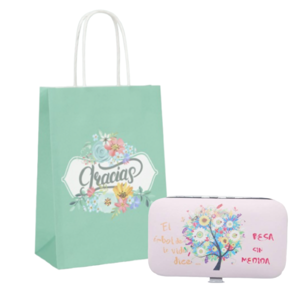Set de manicura árbol de la vida y bolsa