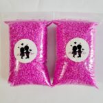 Arroz de colores para bodas rosa - Imagen 3