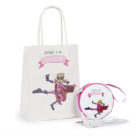 Monedero héroe niña con auriculares