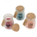 Vela cristal satinado corcho