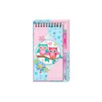 Libreta + boligrafo en caja Buhos