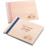 Libro firmas Comunión madera rosa - Imagen 2
