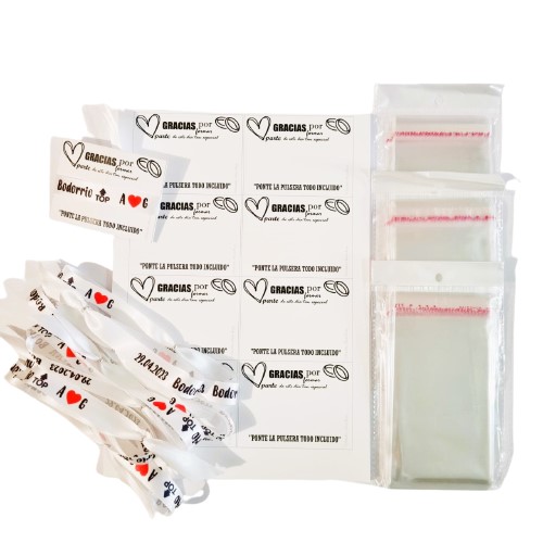 pack ahorro pulseras tela