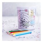 Taza para colorear con 4 láminas - Imagen 3