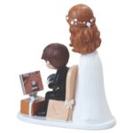 Figura para tarta de boda novio videojuegos - Imagen 2