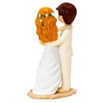 Figura tarta novios descalzos en la playa - Imagen 2