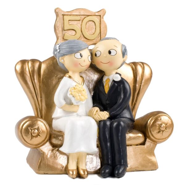 Figura para tartas de Bodas de Oro