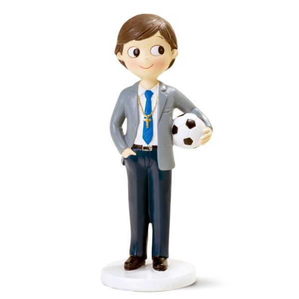 Muñeco tarta comunión futbol
