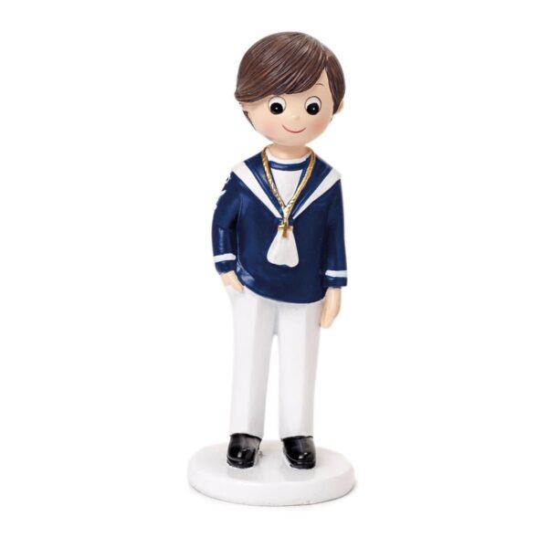 Figura de tarta comunión niño marinero