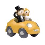 Figura para tartas de novios en coche - Imagen 2