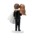 Figura para tarta de boda novia en brazos - Imagen 2