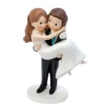 Figura para tarta de boda novia en brazos - Imagen 4