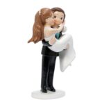 Figura para tarta de boda novia en brazos - Imagen 3