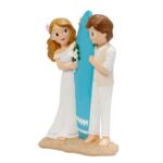Figura tarta novios surf - Imagen 3