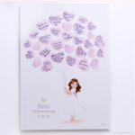 Lámina árbol de huellas Comunión niña falda - Imagen 2