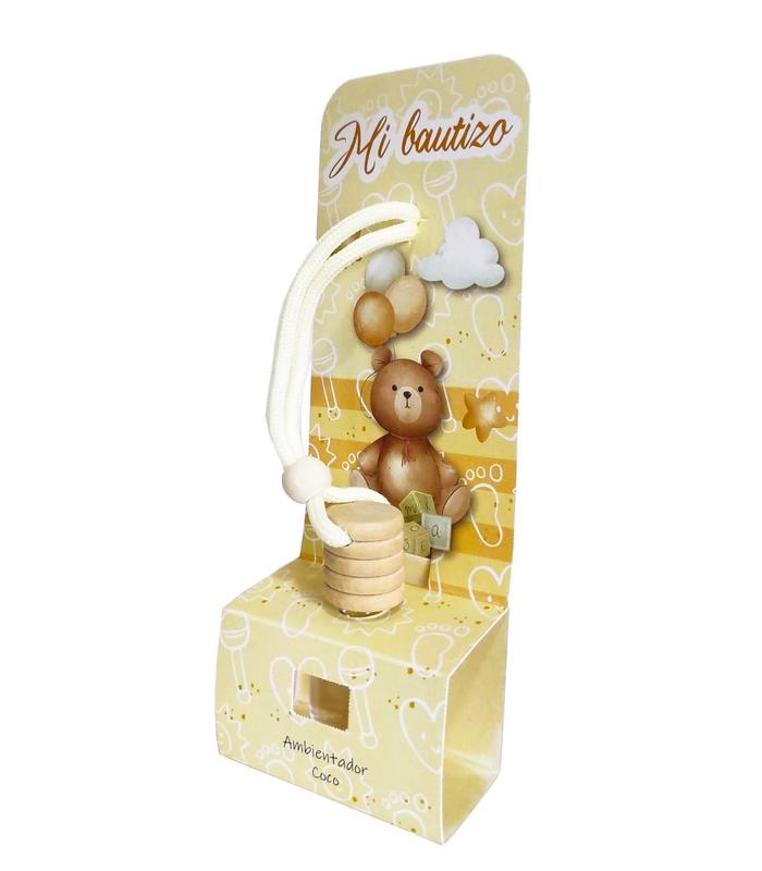 mikado-de-coco-bautizo-oso-DETALLESMONIMONI Ambientado coco Bautizo osito - Imagen 1