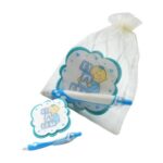Posavasos y boli azul