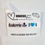 Pack ahorro pulseras tela Bodorrio Top corazón azul - Imagen 2