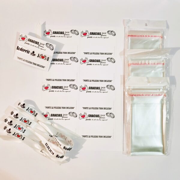 pulseras tela pack ahorro