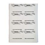 pliego tarjetas