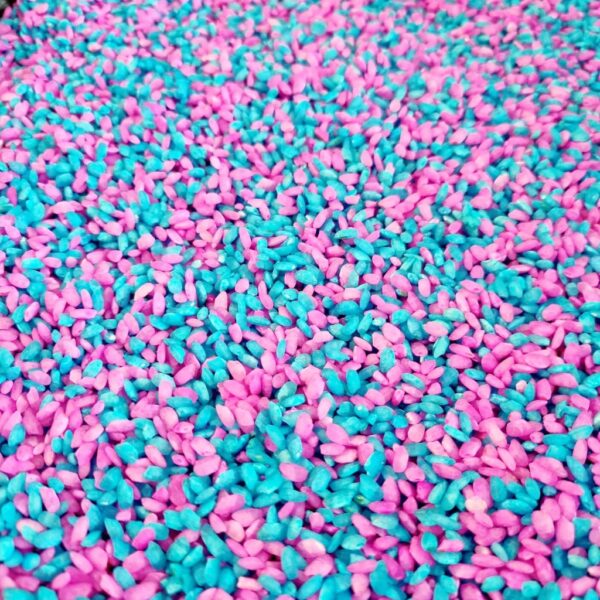 arroz para bodas de colores