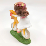 Lámina + Figura tarta niña bici - Imagen 4