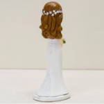 Figura tarta novia ojitos cerrados - Imagen 2