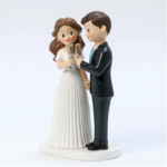 Figura tarta novios brindis novio MORENO - Imagen 4