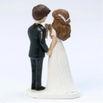 Figura tarta novios brindis novio MORENO - Imagen 2
