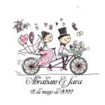 Etiqueta para regalos bici